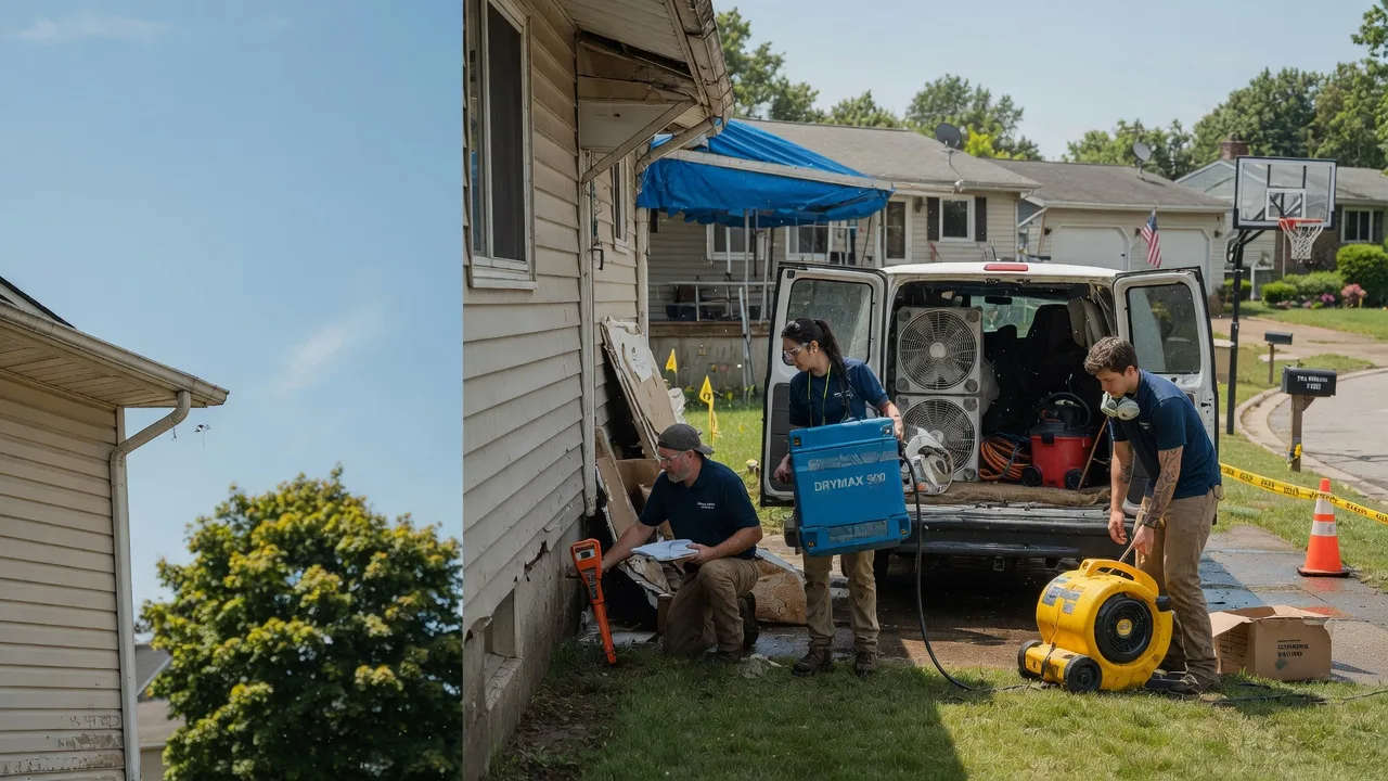 Ceiling Leak Cleanup in North Bloomfield, OH near me