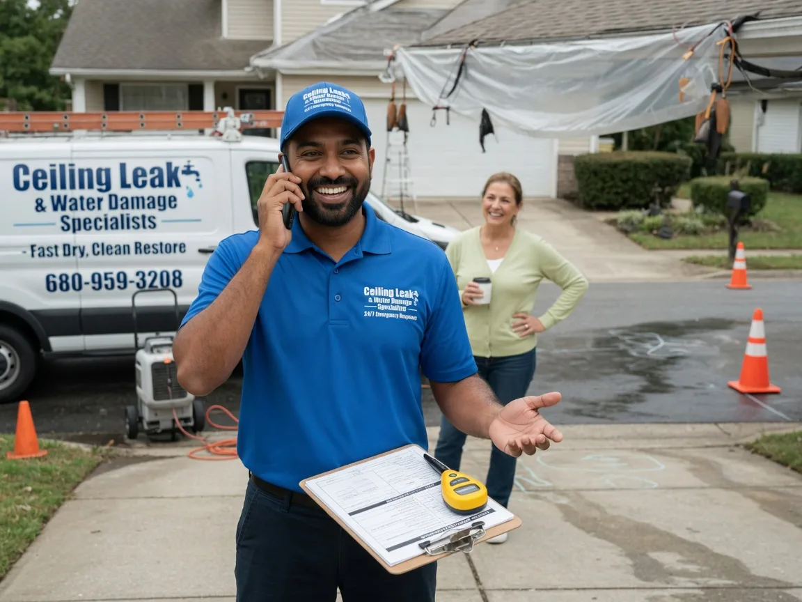 Ceiling Leak Cleanup North Bloomfield, OH FAQs